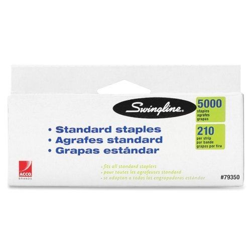 Swingline s.f. 1 standard chisel point staples, 0.25 inch leg length, 5000 for sale