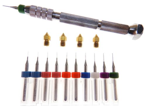 .2 .25 .3 .35 .4 .45 .5mm 3d printer clogged extruder nozzle head cleaner kit for sale