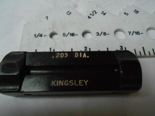 WF205 Kingsley Machine wire holding fixture .205 DIA WIRE /NEW OLD STOCK