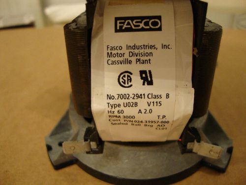 Fasco 7002-2941 furnace draft inducer blower motor assembly 70022941 3000 rpm for sale