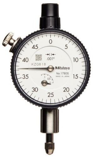 Mitutoyo - 1780s dial indicator, #4-48 unf thread, 0.375&#034; stem dia., lug back, for sale