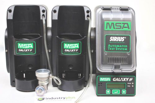 Msa galaxy sirius multigas gas detctor w/cylinder holder regulator rp 10062159 for sale