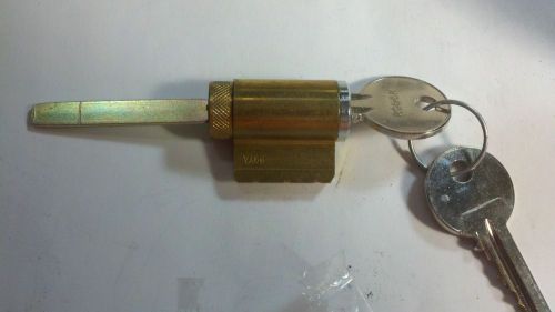 Ilco grade 2 knob, lever &amp; deadbolt cylinder kit- yale y1 keyway  - satin chrome for sale