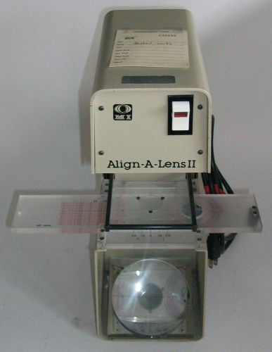 Optical Mechanics Align A Lens II Blocker Machine USG