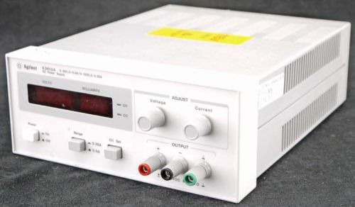 Hp e3612a agilent 0-60v/0-120v 0.25a variable bench top dc power supply for sale