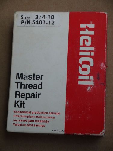 Helicoil Master Thread Repair Kit Size:  3/4 -10 P/N 5401-12