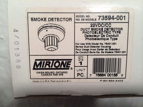 MIRTONE 73594 73594-001 Duct Smoke Detector