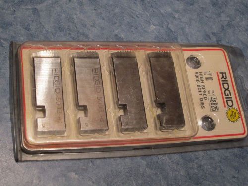 1/2 NC High Speed  500B bolt dies  Ridgid 48625