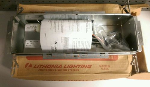 Lithonia lighting ela r lris 120/277 el n rough-in for edge lit exit sign for sale