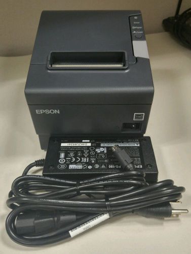 Epson TM-T88V-084 Serial/USB Printer C31CA85084 With Power Sply M244A