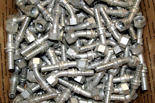 (QTY 150) GATES RUBBER COMPANY - Part # 8G-8FJX45S-015 Hydraulic Hose Fitting