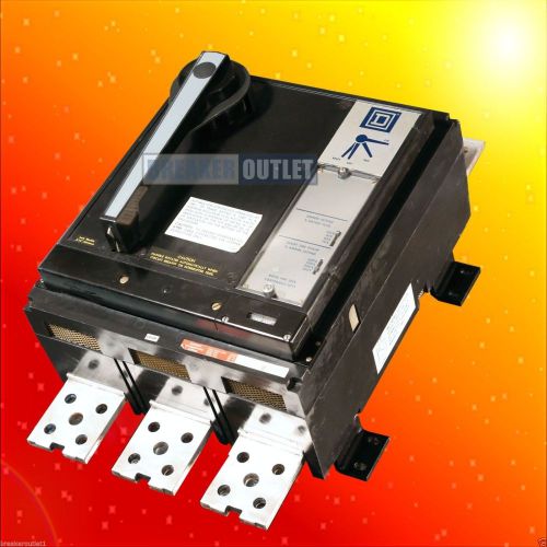 Refurb square d pec1636 circuit breaker 3 pole 1600a 600v 100ka micrologic for sale