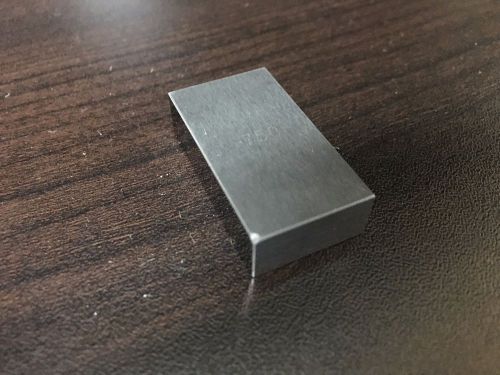 Tungsten carbide rect. gage block .750&#034; for sale
