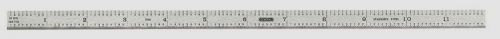 New! 1216 GENERAL TOOLS Precision Stainless Steel Rule 15/32&#034;W x 12&#034;L Ruler Tool