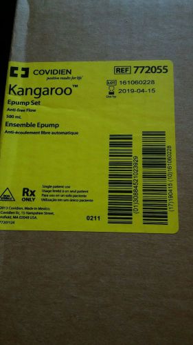 Kangaroo E Pump Set Feeding Bags 500ml 30 per case  Covidien