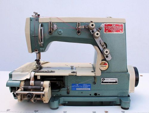 RIMOLDI 261 Coverstitch 2-Needle 1/8&#034; Gauge 3-Thread Industrial Sewing Machine