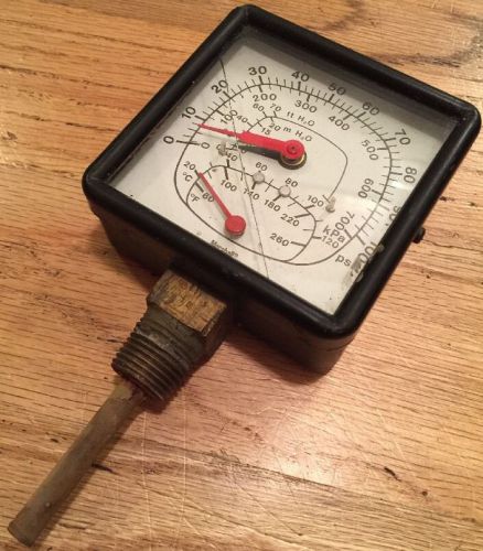 Vintage marsh tridicator gauge part # y2006 s-90808 marshall town for sale