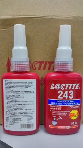 Loctite 243 medium strength threadlocker 50ml - 2 bottle - free shipping for sale