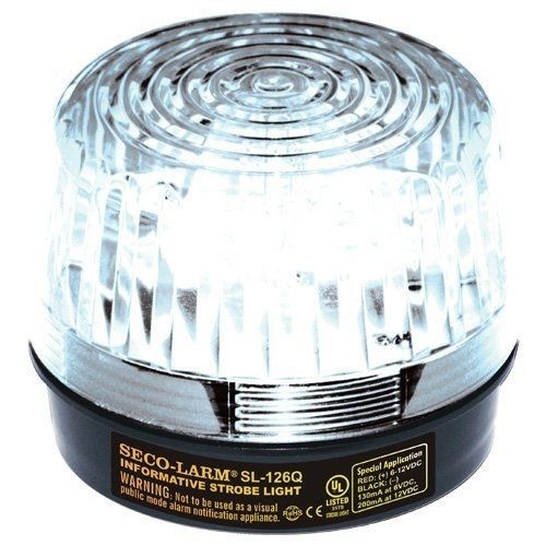 Seco-larm sl-126q/c clear security strobe light for sale