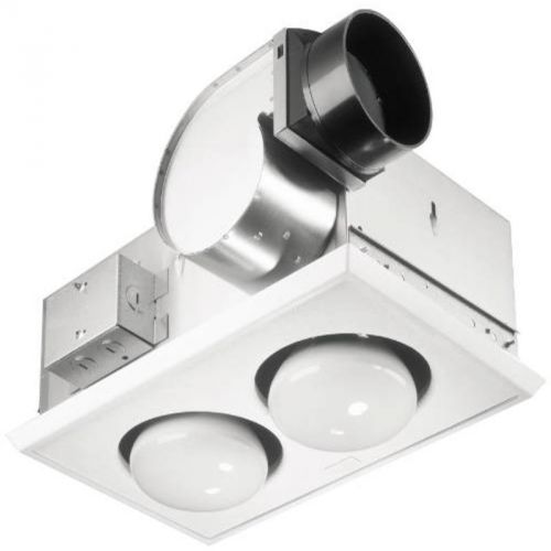 Ceil Vent and Heat 500 W use 2-250W Br40 Wh Broan Utililty and Exhaust Vents