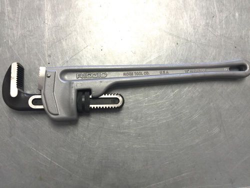 Ridgid 18 Aluminum Pipe Wrench-Excellent Condition-Fast Shipping!!