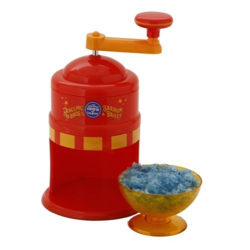 NEW Ringling Brothers Snow Cone Maker Includes Ice Shaver Cup RED