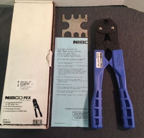 Soft Touch ASTM F-1807 Crimper 1/2&#034; NIBCO PEX COPPER RINGS PX02532 FREE SHIP