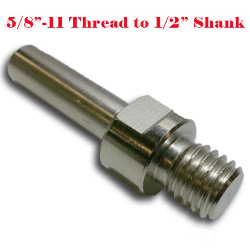 Core drill bit adapter 5/8&#034;-11  unc thread male to 1/2&#034; shank diamond power for sale