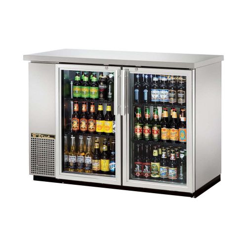 Back bar cooler two-section true refrigeration tbb-24-48g-s-ld (each) for sale