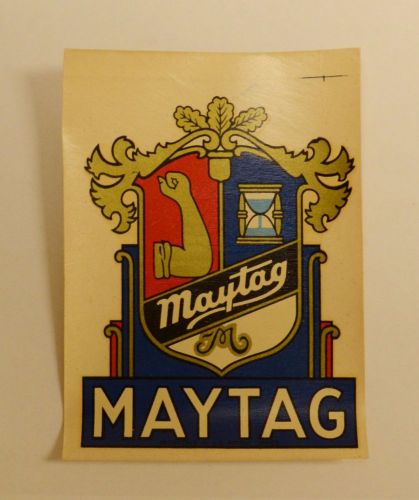 Vintage Maytag Crest Decal, Part No. 14110, NOS.