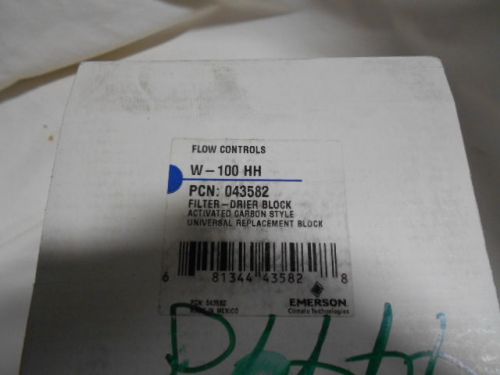 ADVANCED FILTRATION W100HH **NIB**