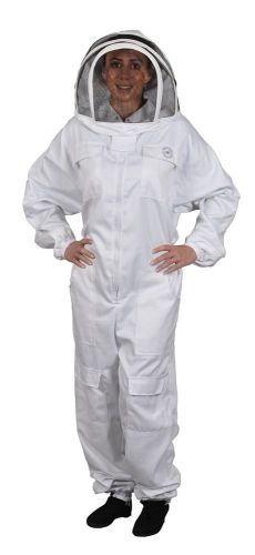 Beekeeping Suit 411-L Polycotton with Fencing Veil LARGE Humble Bee NEW