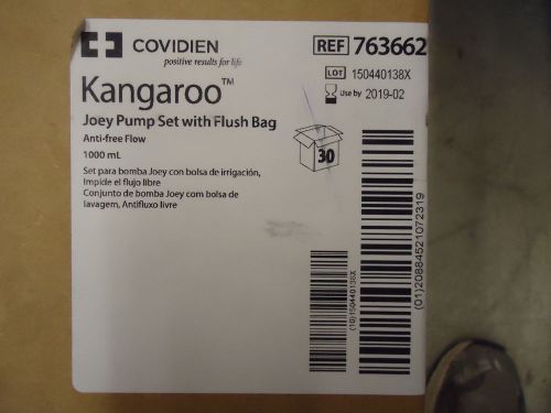 H27 31x Covidien Kangaroo Joey Pump Set with Flush Bag REF 763662