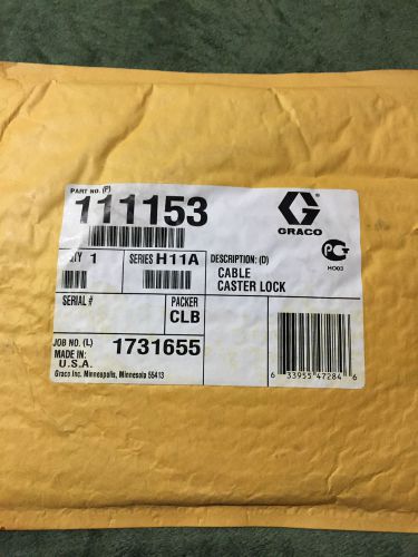 Graco linelazer wheel cable - 111153 caster lock h11a oem for sale