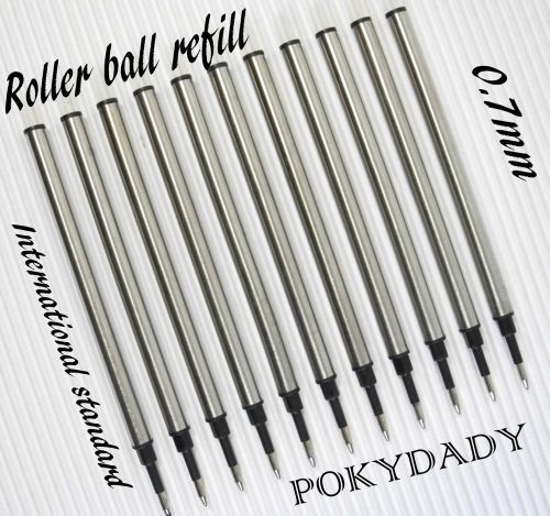 50 roller ball pen REFILLS international standard BLACK