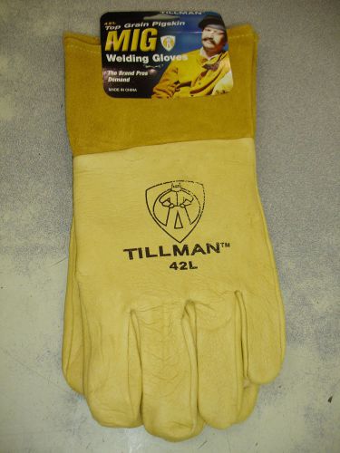 Tillman 42l mig  tig gloves large top grain pigskin for sale