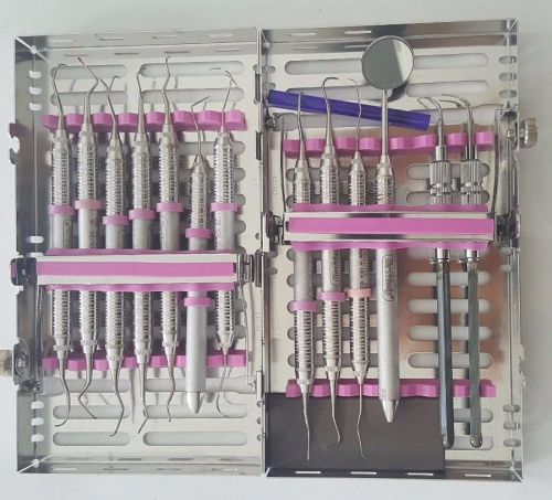 Hu Friedy Periodontal Instruments, Cavitron tips and Cassette Set