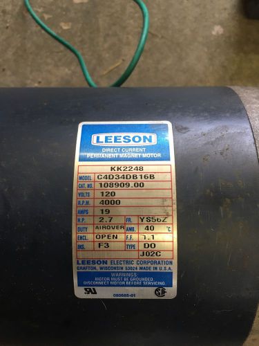 Leeson DC motor K2248