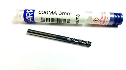 3mm garr 46057 carbide 4 flute tialn end mill (q 271) for sale