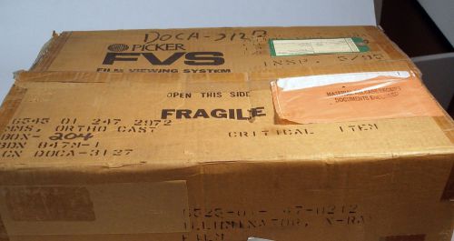 NEW PICKER FVS 4-LAMP DESK ILLUMINATOR X-RAY FILM VIEWER SYSTEM WALL 17x14