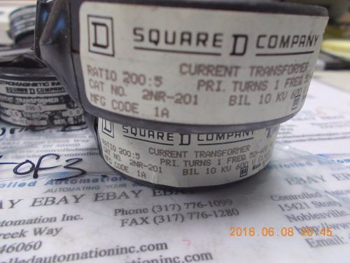 Electromagnetic Industries Inc. 2NR-201 Current Transformer Ratio 200:5 Lot of 3