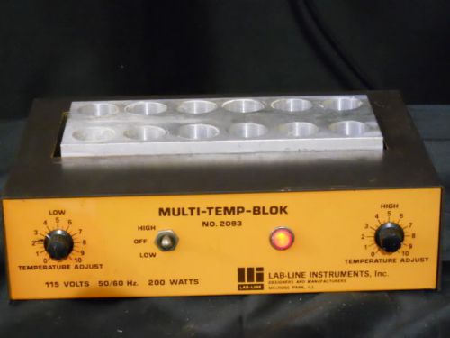 Lab-line instruments multi-blok heater 2093 w/ 12 place well block for sale
