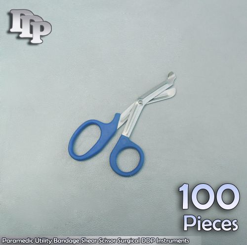 100 Paramedic Utility Bandage Shear Scissor 5.5&#034; Royal Handle Surgical Instrumen