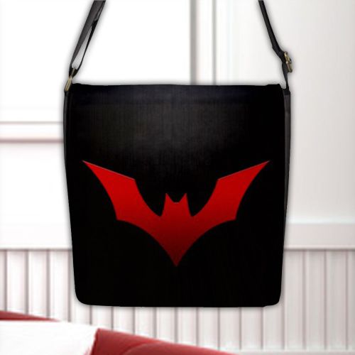 Batman Beyond of the Future Justice League Flap Closure Nylon Messenger Bag