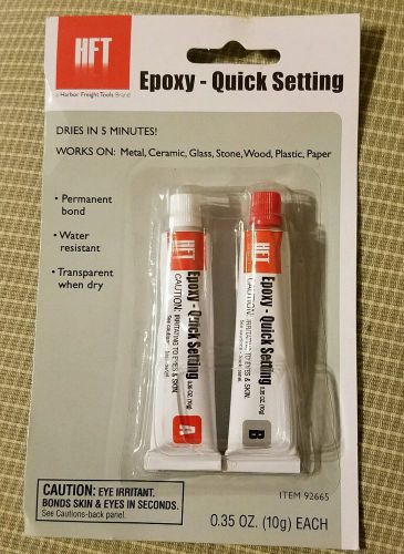 Epoxy  - Quick Setting Harbor Freight Tools