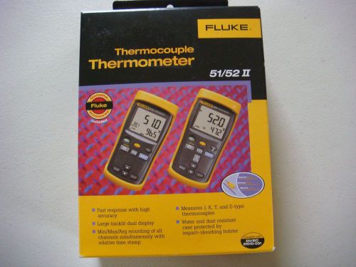 Fluke 51/ 52 II  Dual Input Thermometer