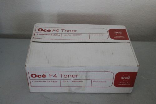 Lot of 2 OEM Genuine Oce F4 Black Toner in 2 Bottle Pack Total 4 bottle