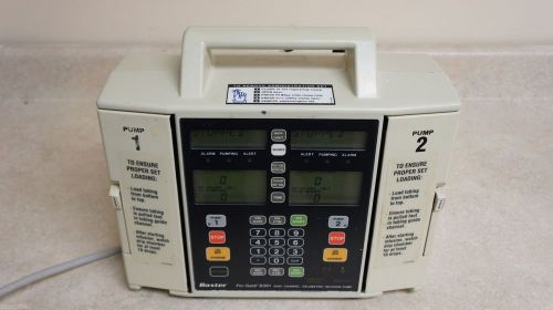 Baxter Flo-Gard 6301 Infusion / IV Pump With Warranty &amp; New Battery