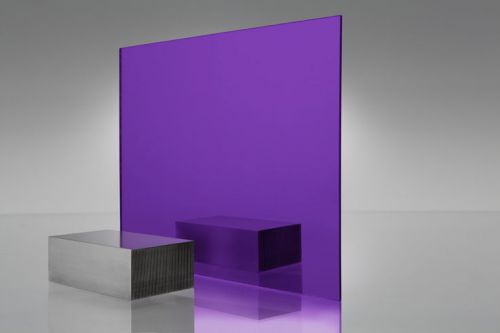 5 sheets 1/8&#034; purple mirrored acrylic plexiglass 12&#034; x  12&#034; for sale