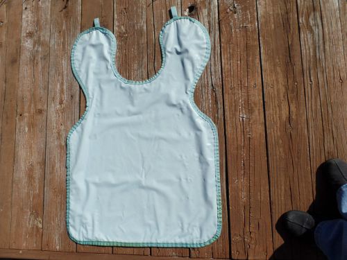 DENTSPLY RINN VINYL BLUEDENTAL XRAY APRON .3MM EQUIVALENCY USED AS IS